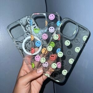 iPhone 13 Pro Max velvet caviar smiley cases